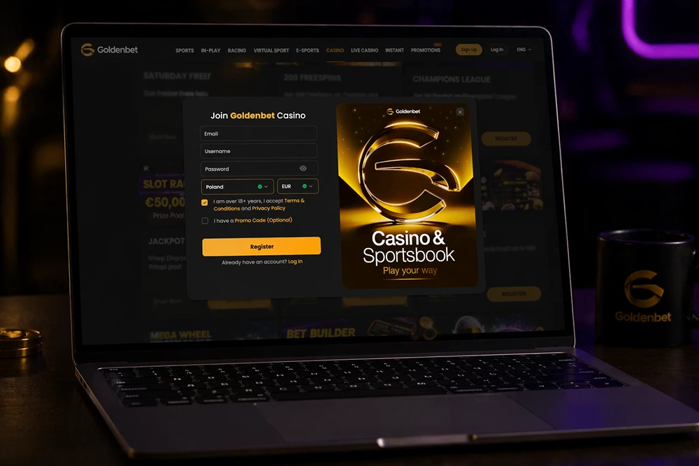 Goldenbet registration flow
